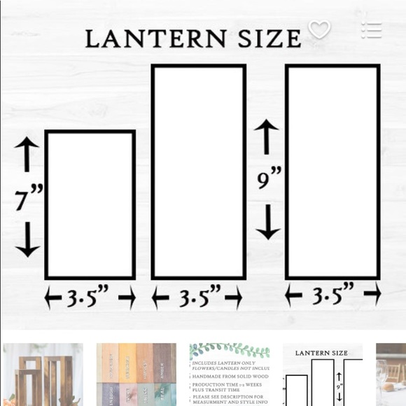 Wooden lanterns 🍂 - Picture 2 of 2